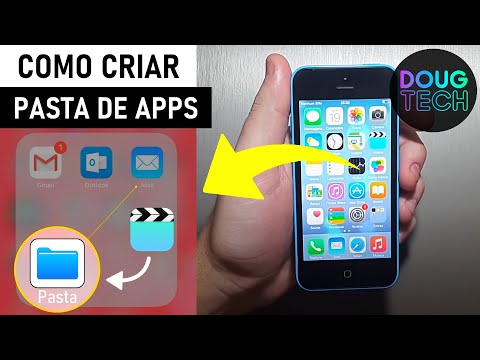 Como Criar PASTA de Aplicativos em iPhone Antigo