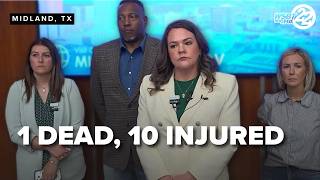 Fatal mass shooting involving 11 victims in Midland, Texas