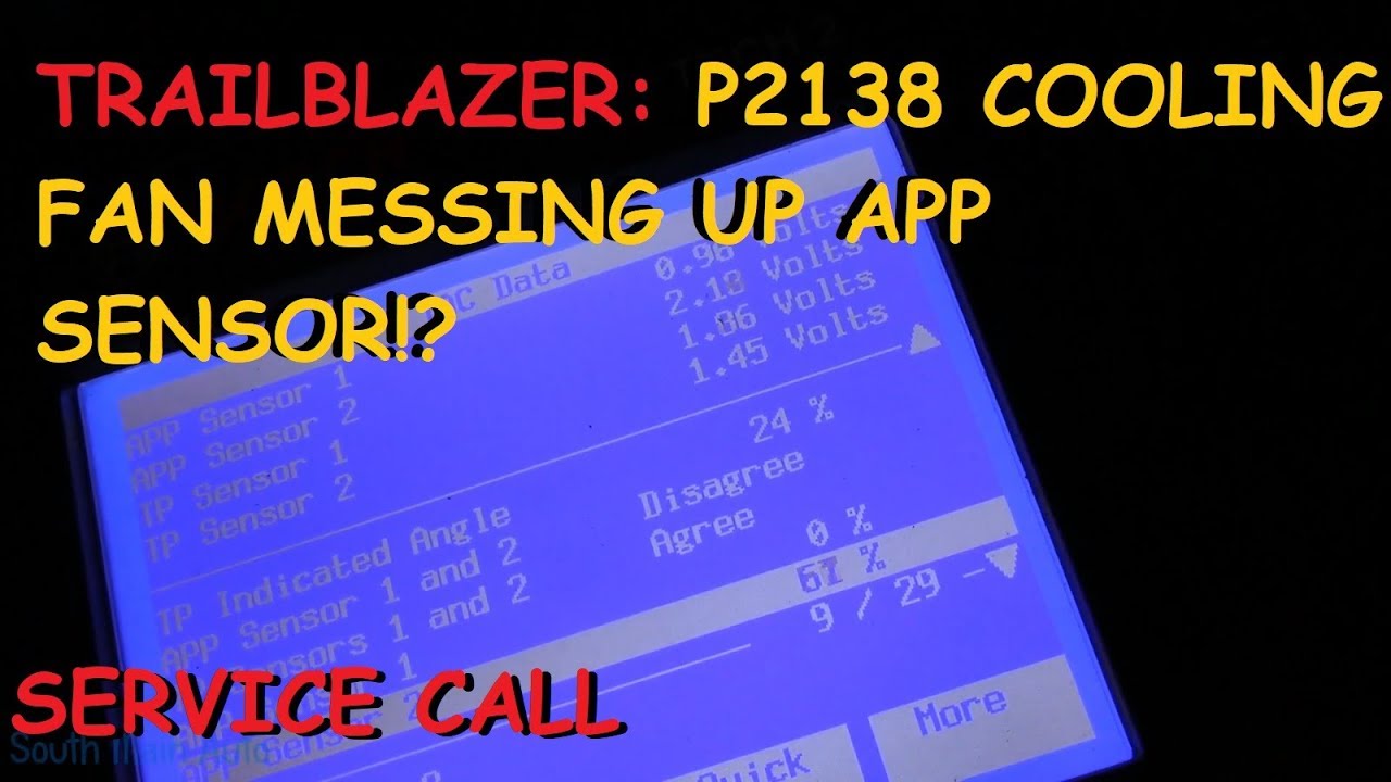 Service Call: Chevy Trailblazer P2138