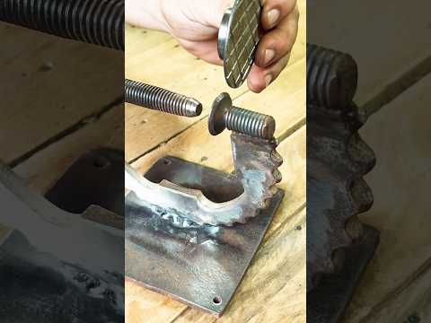 Simple idea #easytools #mydiystyle #handmade a clamp metal from scrap