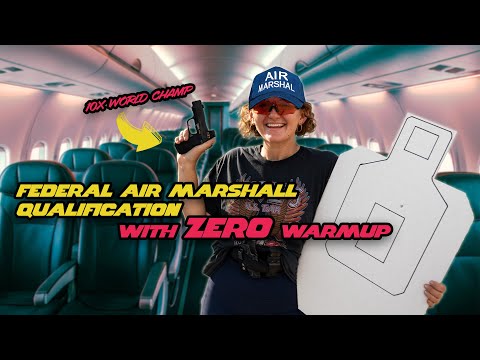 Can I Pass the MOST DIFFICULT Shooting Qualification with ZERO WARMUP? | US Federal Air Marshall