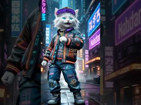 Kucing hip hop nyangyi pok ame ame #kucinglucu #videoviral #kucing #shorts