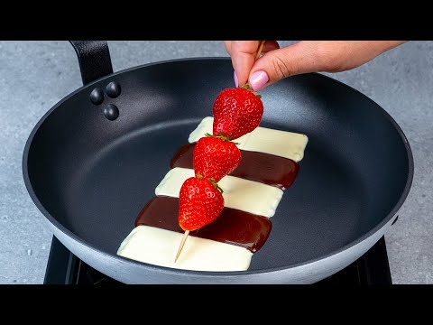 I can't resist this strawberry dessert! The cake melts in your mouth!