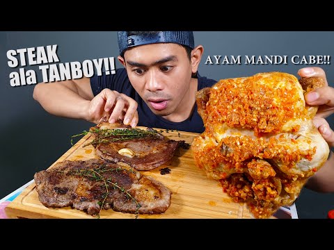 Download Video MUKBANG Special IDUL ADHA | STEAK PAKE 1 EKOR AYAM MANDI CABE Download Video MUKBANG Special IDUL ADHA | STEAK PAKE 1 EKOR AYAM MANDI CABE