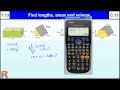 Volume and Area Calculations