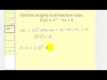 Exploring Function Notation and Evaluation