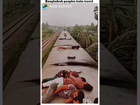 Bangladesh peoples train travel//msdsurvey#train#shorts