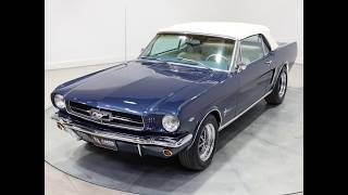 For Sale - 1965 Ford Mustang Convertible 289ci 4sp Man - Caspian Blue