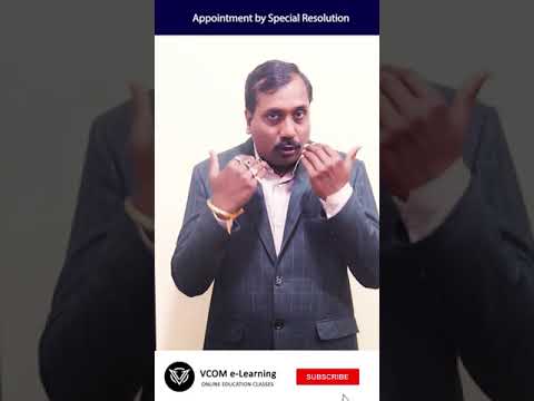 Appointment By Special Resolution - #Shortvideo - #auditing  - #bishalsingh -Video@64