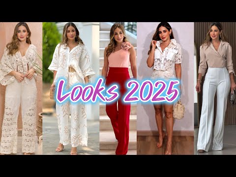 🟢LOOKS  PERFECTOS ELEGANTES Y SOFISTICADOS Con PRENDAS DE MODA  OUTFITS ELEGANTES DEL AÑO 2025👗🥂