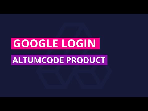 How to setup Google Login with an AltumCode product