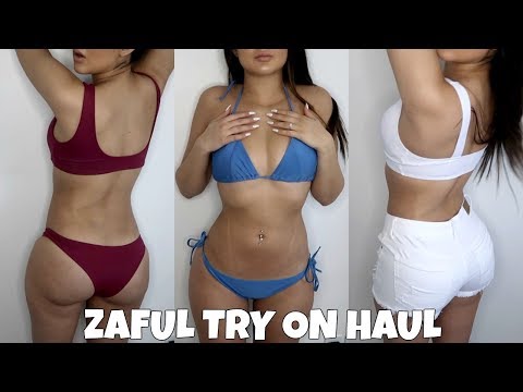 BIKINI TRY ON HAUL WITH MY NEW BODY! | Zaful