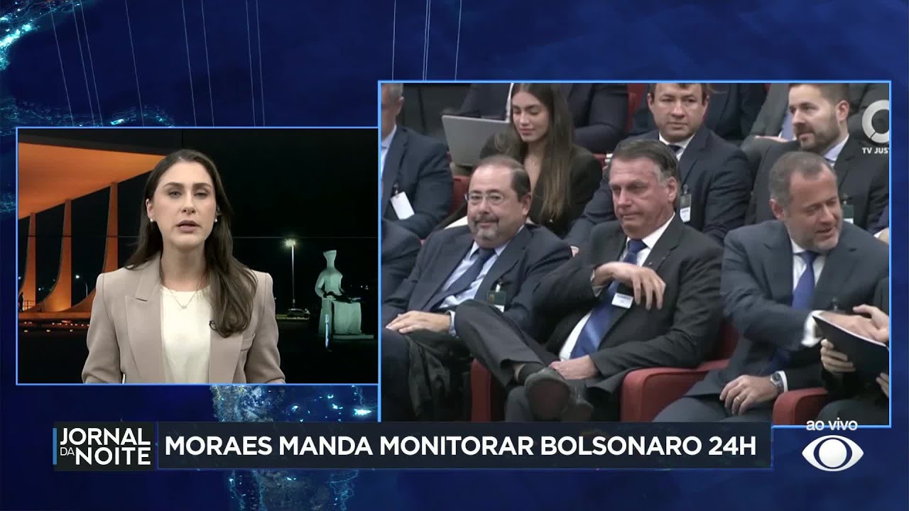 Moraes determina que Bolsonaro seja monitorado 24h por dia