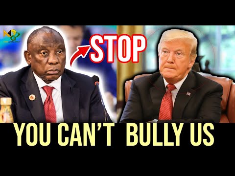 South African Ramaphosa Confronting US TRUMP Africa won't be bullied, to Meet with Kagame