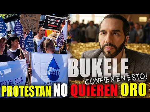 🚨PROTESTA  la Oposición Y ECOLOGISTAS CONTRA BUKELE 🤯POR  LA MINERIA EN EL SALVADOR