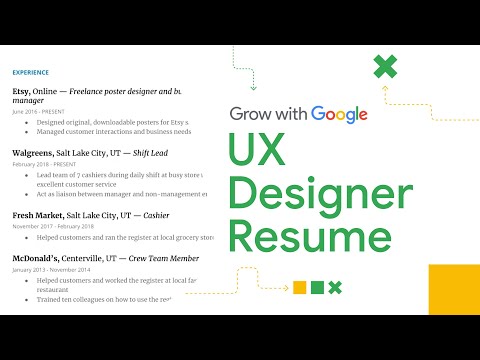 Resume Tips for UX Designers | Google UX Design Certificate