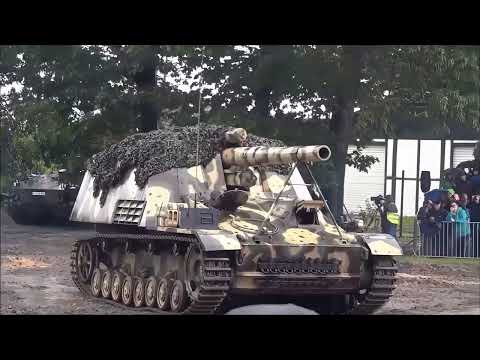 Hummel self-propelled howitzer used by the German Wehrmacht during World War II #ww2 #tank #history