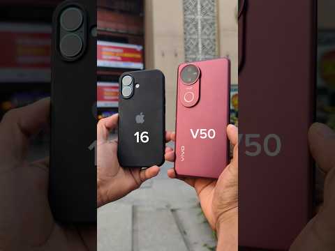 Vivo V50 vs iPhone 16 Camera Test 🔥