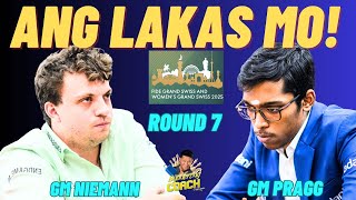 MAGIGING WORLD CHAMPI0ON NA SI HANSMOKE? ANG LAKAS NG TIRA! Niemann vs Pragg! Grand Swiss 2025