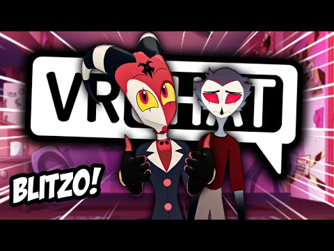 BLITZO TAKES CARE OF STOLAS IN VRCHAT! | Funny VRChat Moments (Helluva Boss)