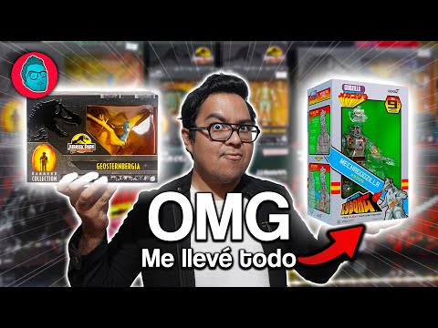 🤯 EL PARAÍSO DE FIGURAS en la CDMX! 🦖 MEGA CACERÍA GODZILLA y JURASSIC PARK 😱