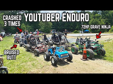 2021 BACKYARD 500! 10-Way YouTuber Enduro Race