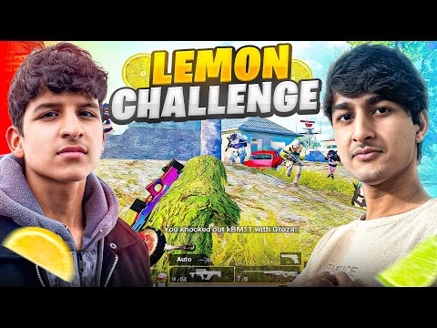 Lime Juice challenge with SAHIL JOSHI in BGMI😂