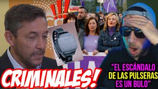 LAS FEMINISTAS SE LA JUEGAN AL SECTARIO JAVIER RUIZ CON EL ESCANDALO DE LAS PULSERAS! RIDÍCULO!