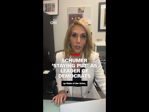 Sen. Schumer says he's 'staying put' as Democrat leader
