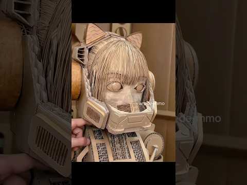 Unbelievable Super Suits Made Through Cardboard ๐ซก #shorts