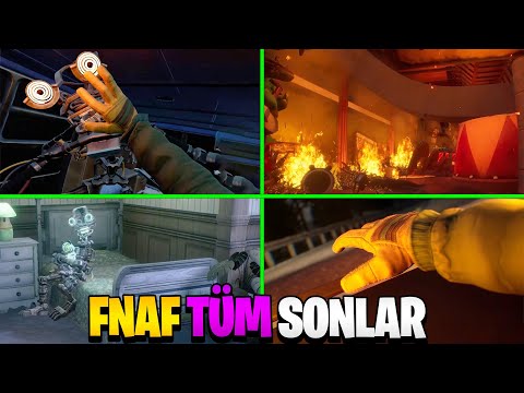 FNAF Secret of The Mimic TÜM Oyun Sonları! Full Game Türkçe!