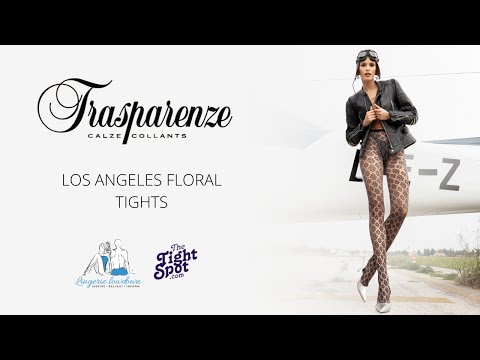 Trasparenze Los Angeles Floral Tights | Floral Fishnet Tights