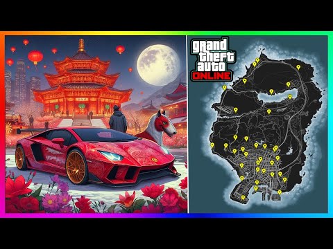 ALL NEW YUANBAO LOCATIONS, Unlock Rare Outfits, CAR, Money, GTA 5 LUNAR DLC 2025 (GTA Online Update)