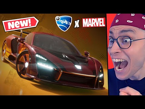 GIOCO con LA NUOVA MCLAREN SENNA x MARVEL di ROCKET LEAGUE !