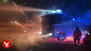 Protesters clash with police near Winter Olympics venue in Italy