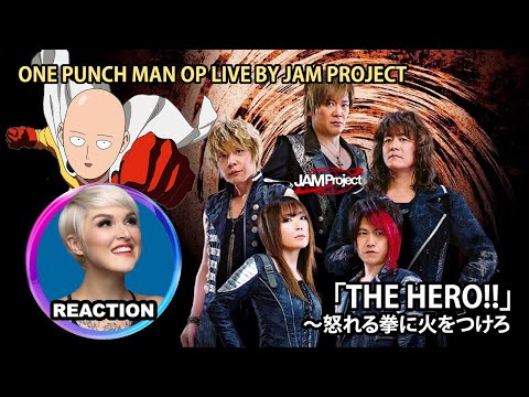 Pro Musicians React to JAM Project「THE HERO」~怒れる拳に火をつけろ #onepunchman #jamproject #一拳超人 #rozette #橘老师