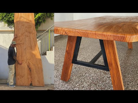 MESA GIGANTE DE LUJO! / PROYECTO MUEBLE. (ASMR)