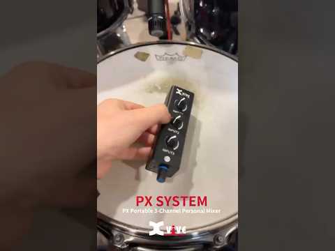 @nf_drumming  XVIVE PX lets you hear what you want to hear on stage!