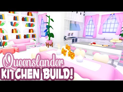 Queenslander KITCHEN Build in ADOPT ME *SPEED BUILD* (roblox) Part 1