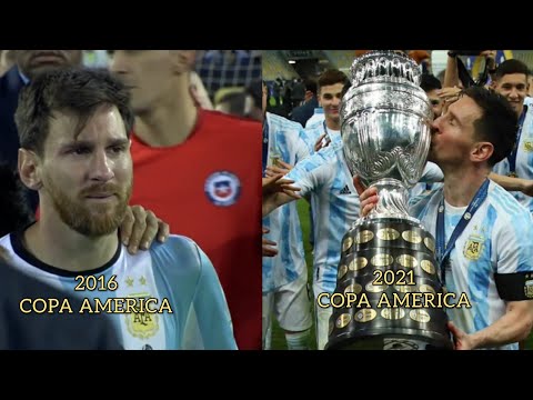 Lionel Messi - Never Give Up - Argentina Copa America Final in 2016 & 2021 Match