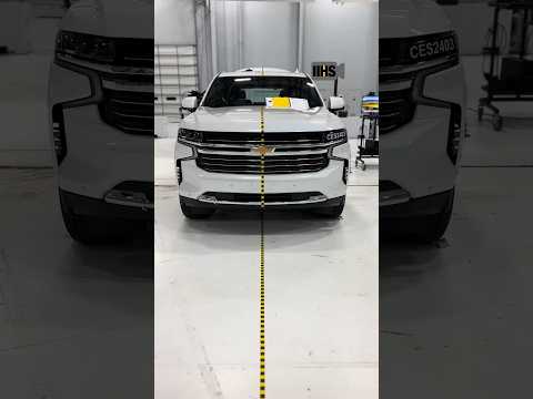 2023 Chevrolet Tahoe updated side impact test prep