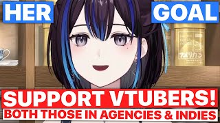 Yubari Rei Wants To Support All Vtubers [Eng Subs]