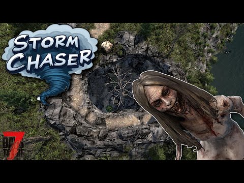 7 Days To Die - Storm Chaser! - Corkscrew Caverns! (Ep4)