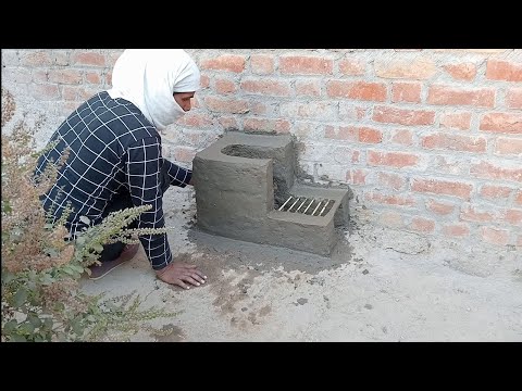 technology oven and chulha | mitti Ka chulha banane Ka tarika | mud stove | free stove,primitive|