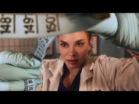 ASMR Drawing You & Measuring You for a Medical Textbook