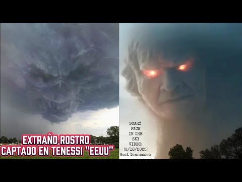 Un Misterioso Rostro se Manifestó en los cielos de Tenessi EEUU. CREES que o pudo ser un GIGANTE?.