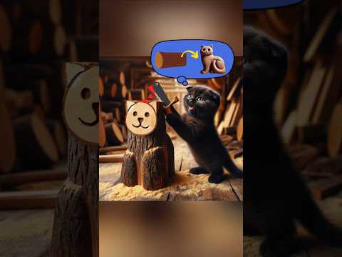 I made myself a wooden friend! 🪵🪚