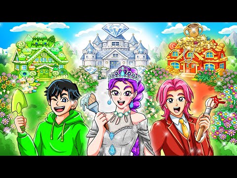 KPop Demon Hunters: One Colored House Challenge | KPop Demon Hunters Animation