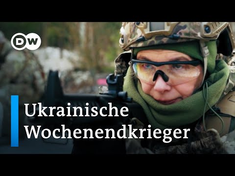 Ukraine: Zivilisten schulen sich als Soldaten | Fokus Europa