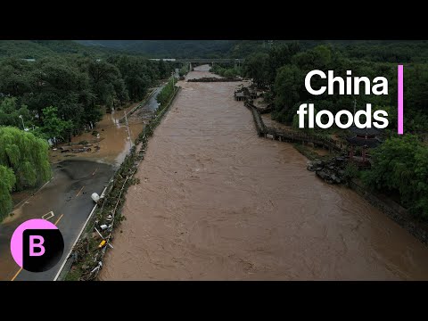 YouTube video thumbnail: Beijing Impacted by Heavy Rainfall, Deadly Flooding